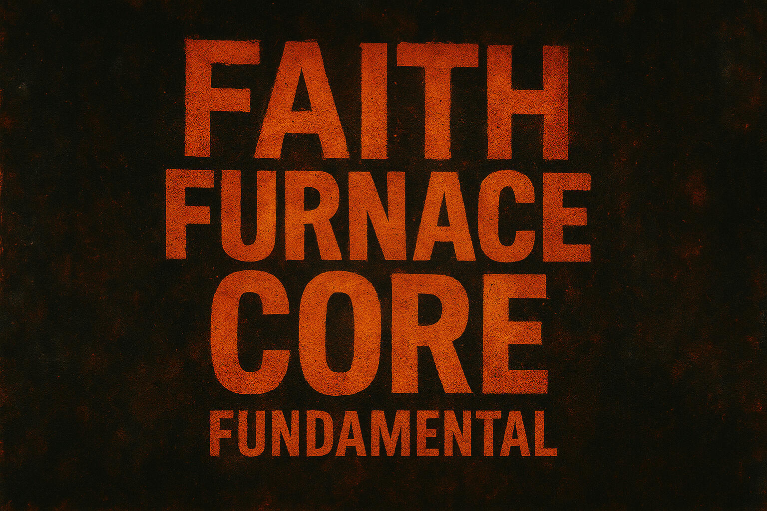 Faith Furnace Core - Fundamental Faith Furnace Core - Fundamental